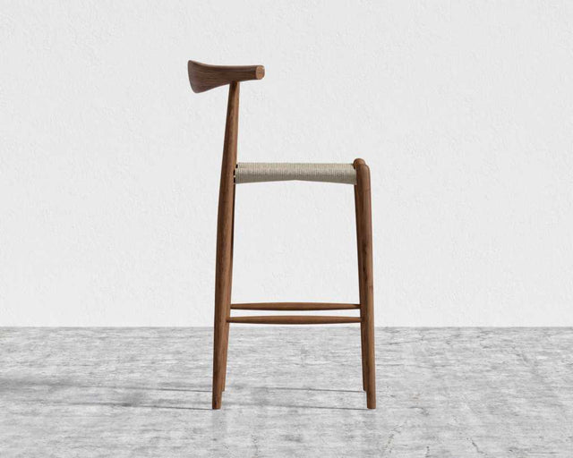 Elbow Counter Stool - Woven