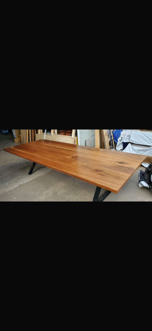 120" x 48" Solid Walnut Rectangular Dining Table | Scratch & Dent Sale
