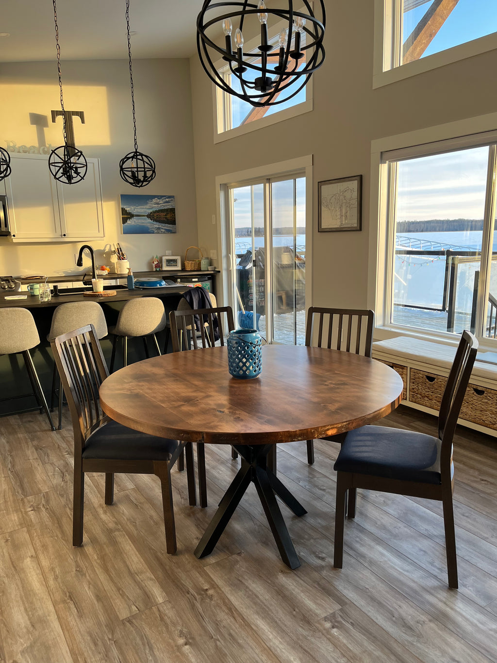 Alder Round Dining Table YEG Woodcraft