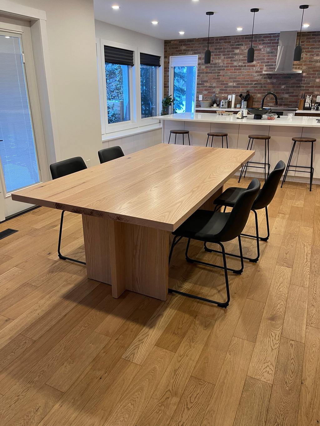 Oak Simplex Dining Table YEG Woodcraft