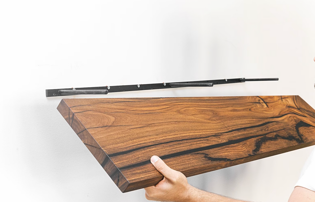 Walnut Floating Shelf YEG Woodcraft