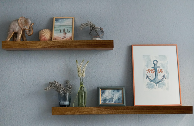 Walnut Floating Shelf