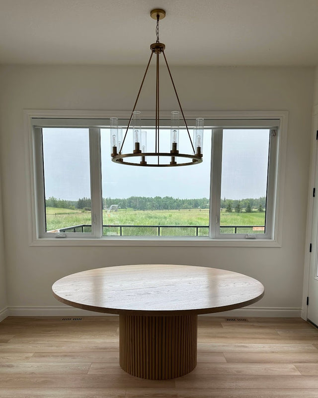 Oak Burst Dining Table