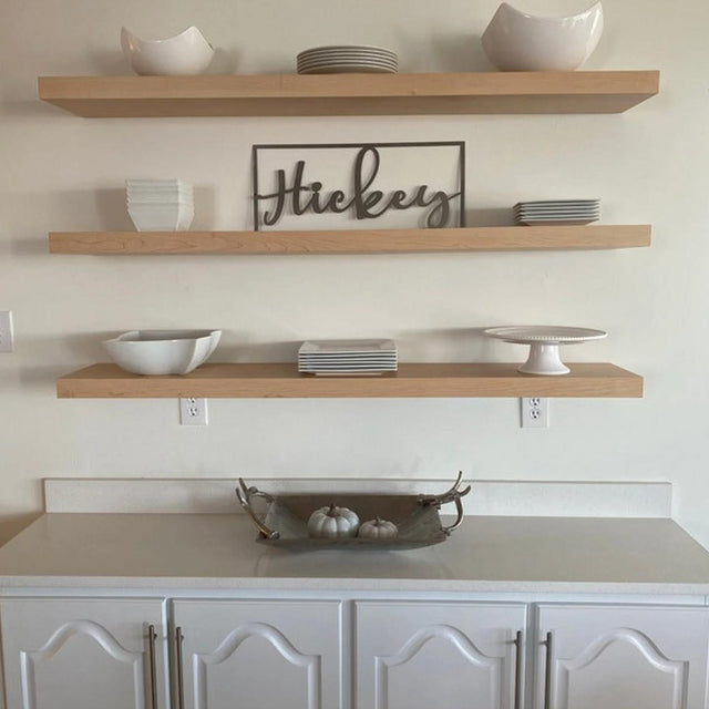Maple Floating Shelf-YEG Woodcraft