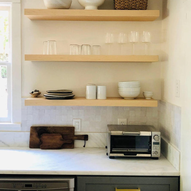 Maple Floating Shelf-YEG Woodcraft