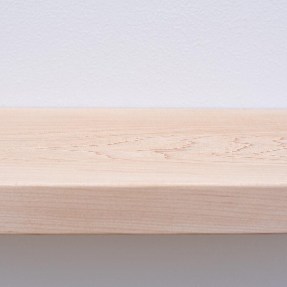 Maple Floating Shelf Long Floating Shelves YEG Woodcraft