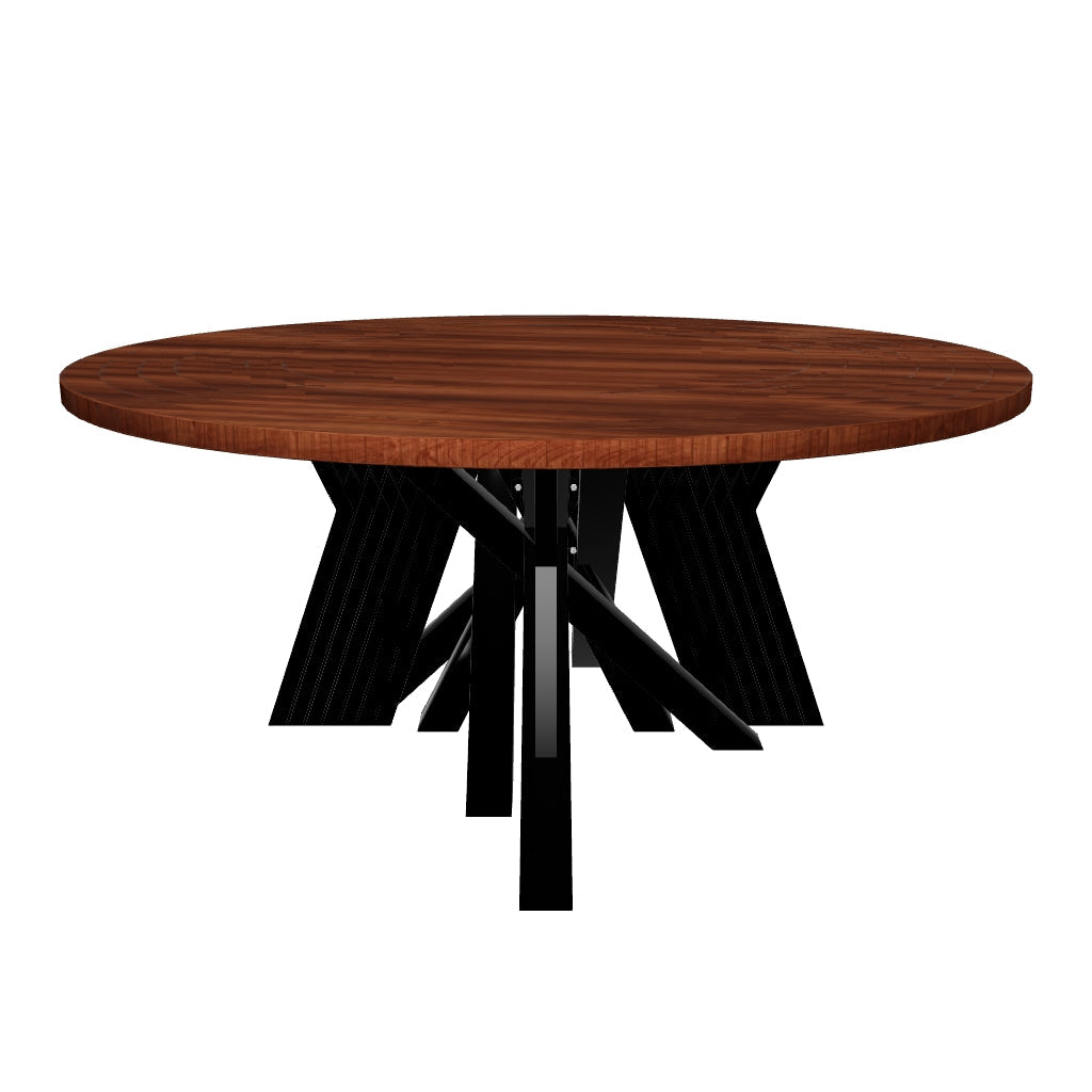 Oak Round Table YEG Woodcraft