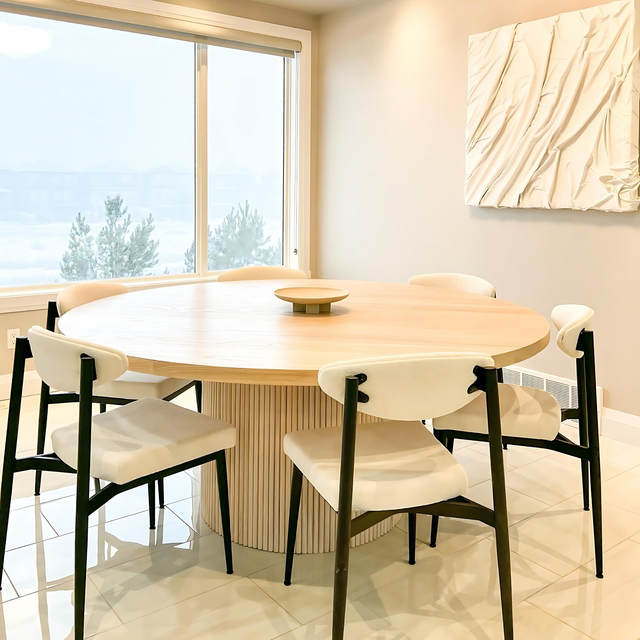 Round Custom Dining Tables 