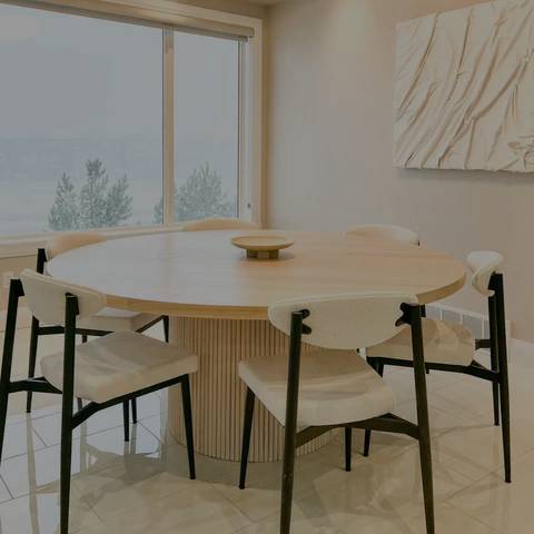 The Beauty of Minimalism with a Simplex Dining Table in Alberta