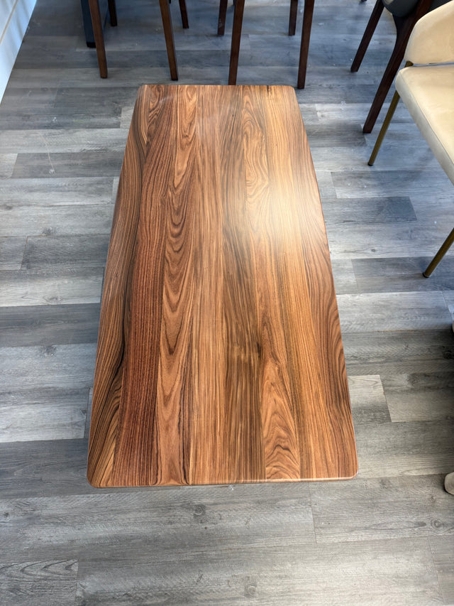 48x22 Mid-Century Rosewood Coffee Table – Showroom Floor Model | 50% Off
