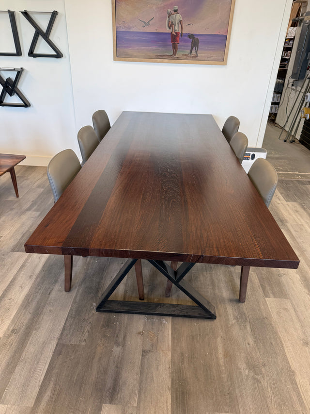 100x40 Wenge Dining Table – Showroom Floor Model | 60% Off