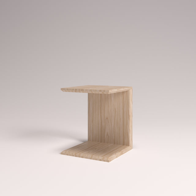 The C-Side Side Table – Natural Oak