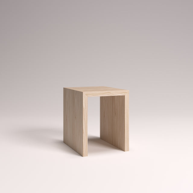 The Frame Side Table – Natural Oak