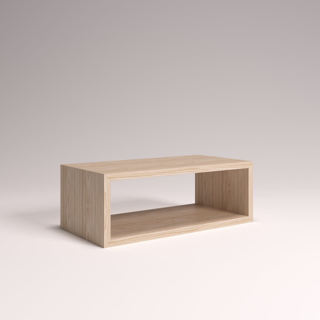 The Boxer Coffee Table - White Oak | Minimalist High-End Furniture ...