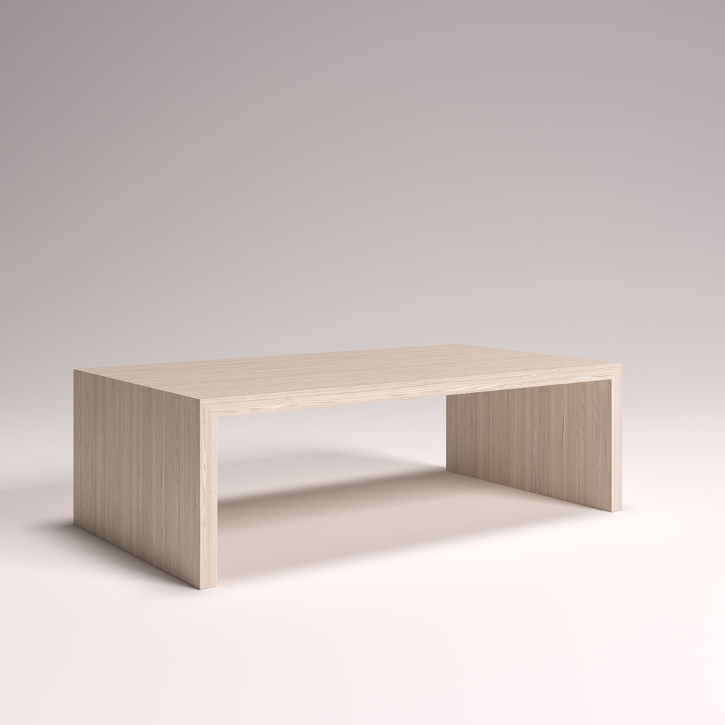 The Boxer Coffee Table - White Oak | Minimalist High-End Furniture ...
