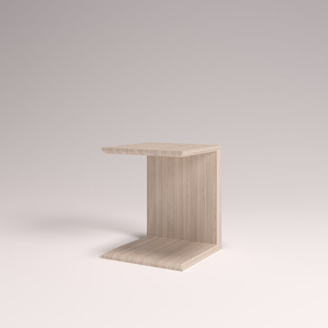 The C-Side Side Table – White Oak