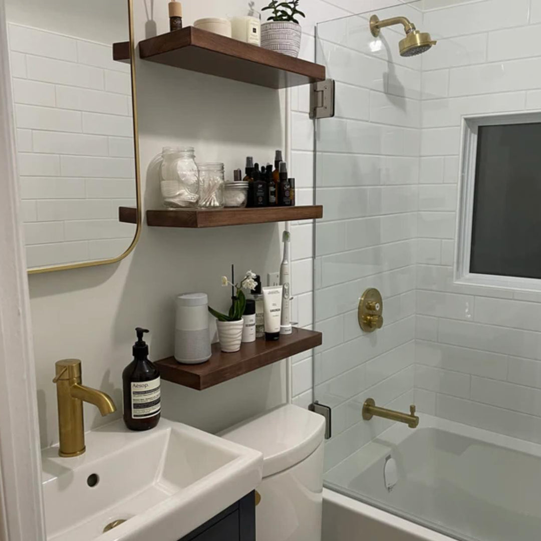 Maple Floating Shelf Long Floating Shelves YEG Woodcraft