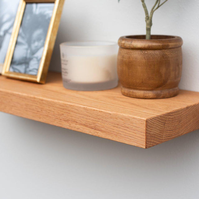 Red Oak Floating Shelf-YEG Woodcraft